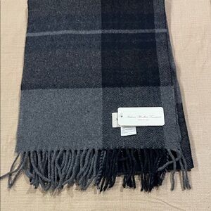 Gray Wool Scarf